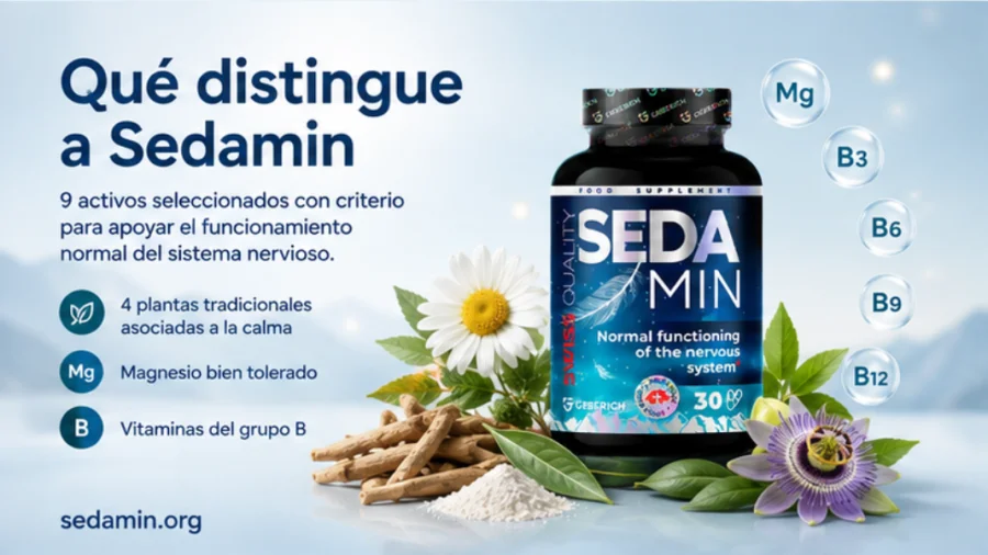 Sedamin — Kapseln für einen ruhigen Feierabend und die normale Funktion des Nervensystems