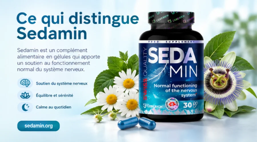 Sedamin — Kapseln für einen ruhigen Feierabend und die normale Funktion des Nervensystems