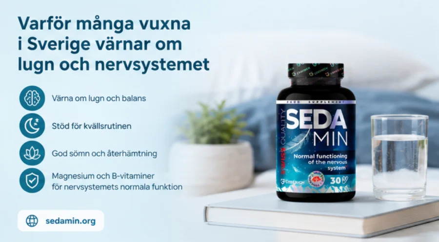 Sedamin — Kapseln für einen ruhigen Feierabend und die normale Funktion des Nervensystems